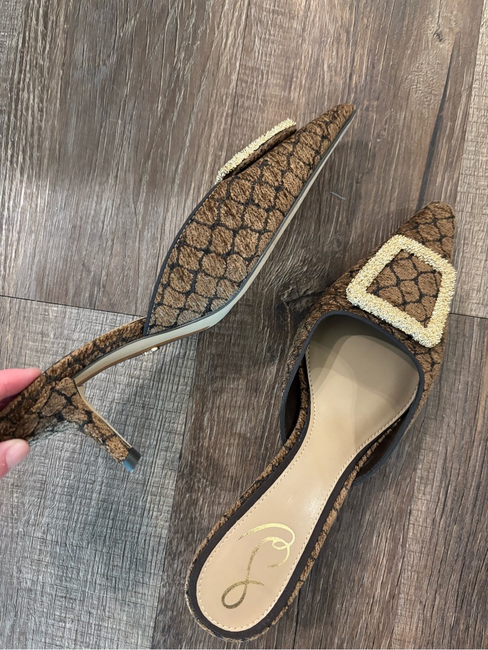 Sam Edelman 7.5 BRIT KITTEN HEEL MULE
**NEVER BEEN WORN, No Box - Picture 3 of 4